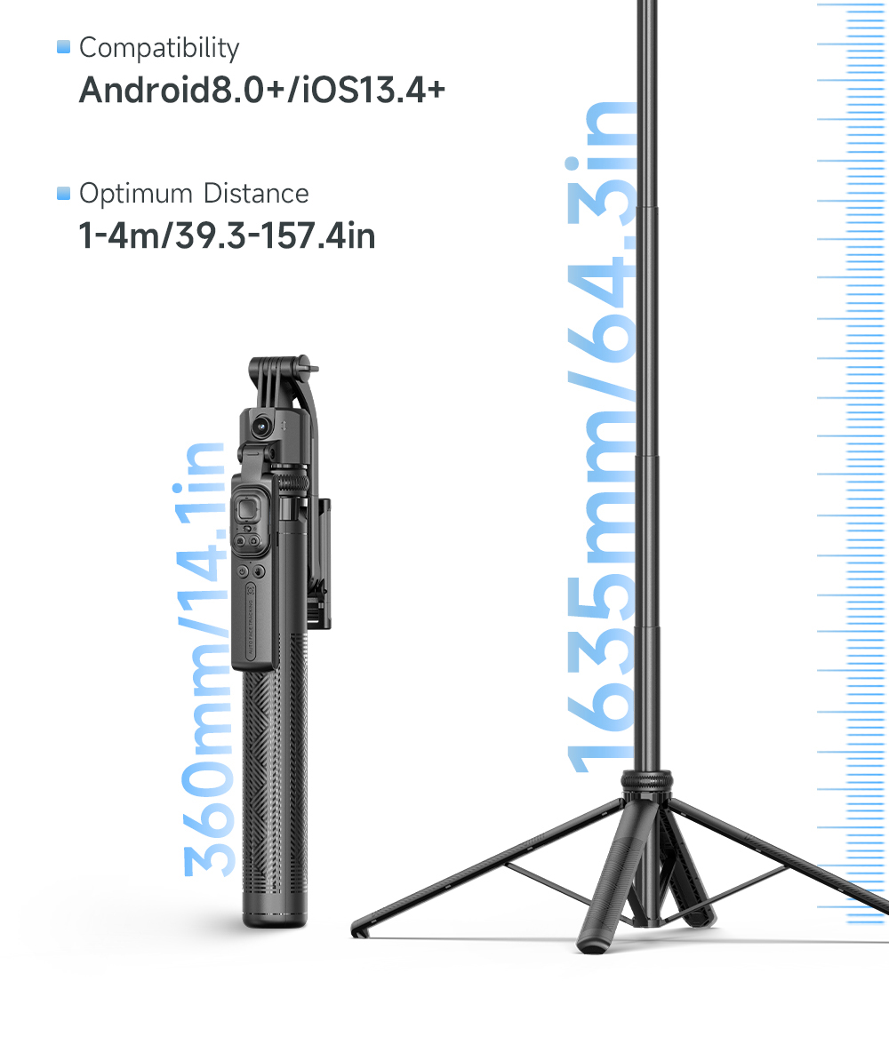 AI Face Tracking Gimbal with Large 4-Legs Tripod - Image 20