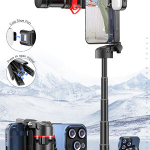 Mini Portable One-Button Pop Up Selfie Stick Tripod