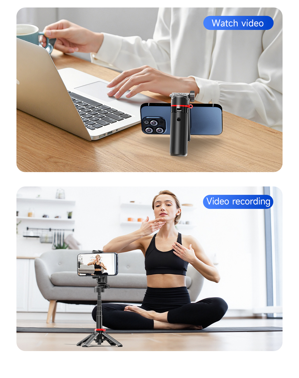 Mini Portable One-Button Pop Up Selfie Stick Tripod - Image 10