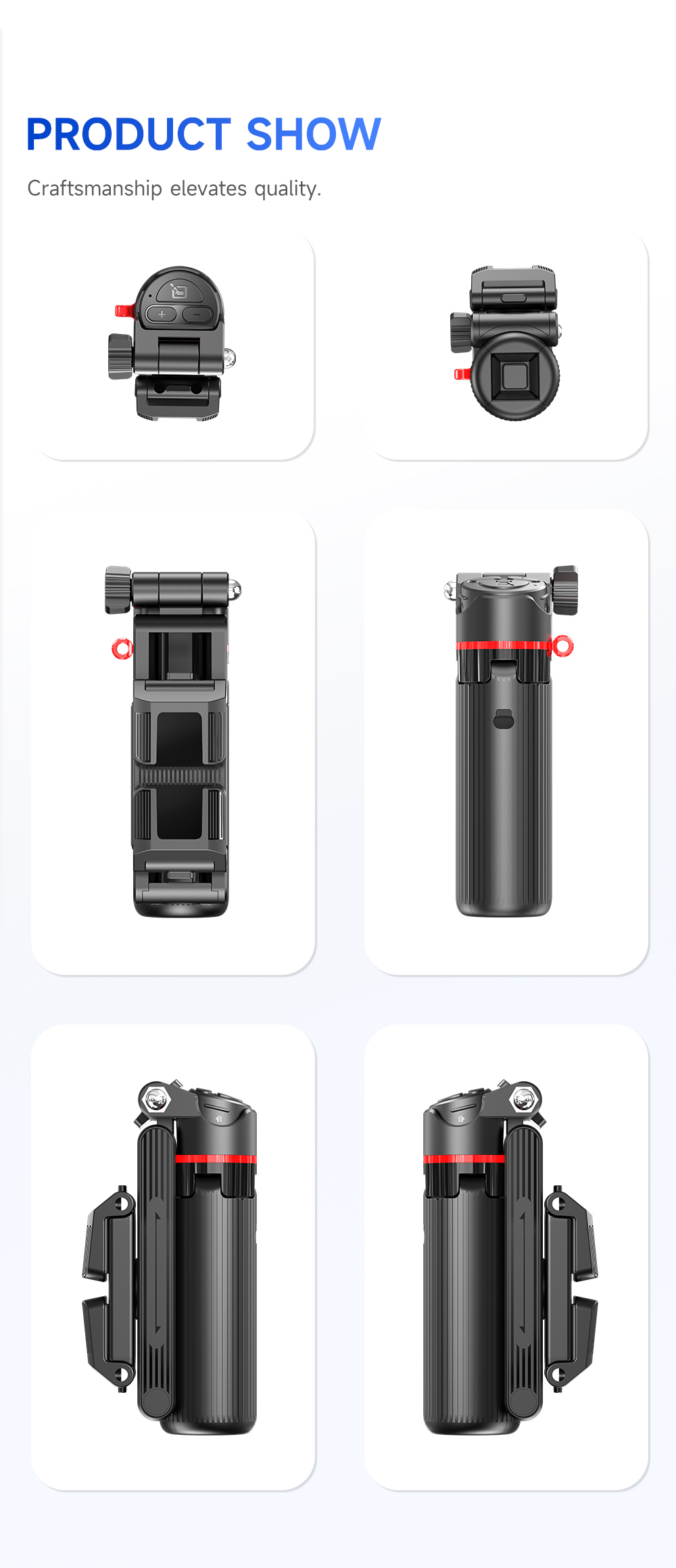Mini Portable One-Button Pop Up Selfie Stick Tripod - Image 11
