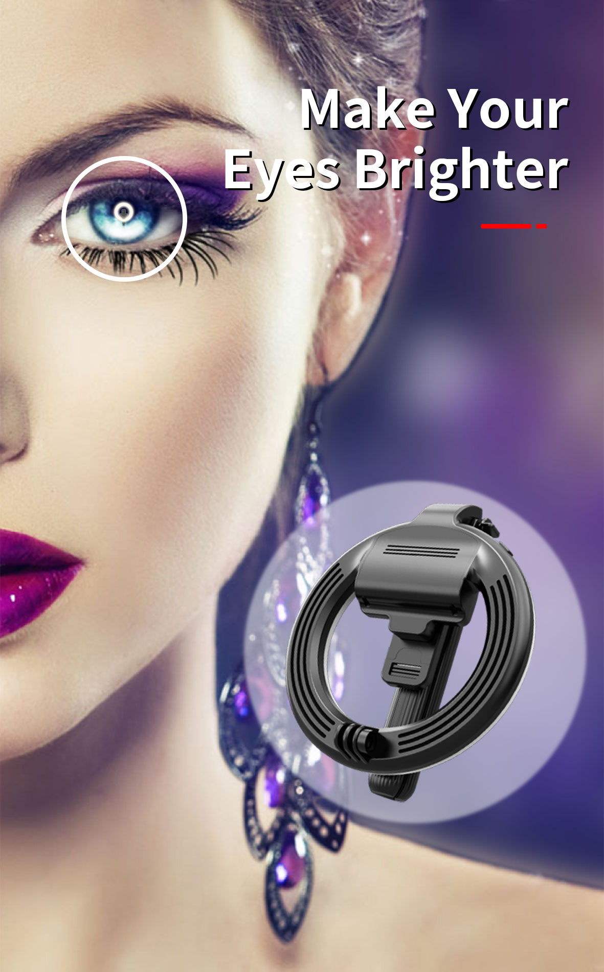 Selfie Stick Tripod with LED Fill Light - Image 15