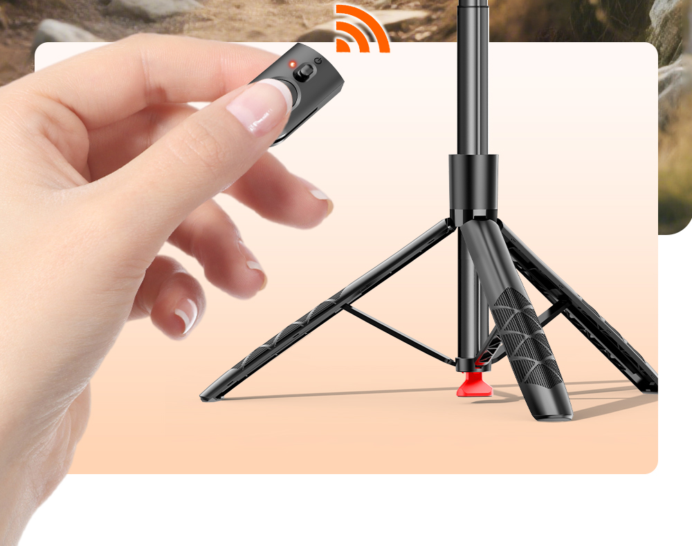 Auto Open Tripod with Balance Handle, Extra Long Extendable Selfie Stick - Image 14