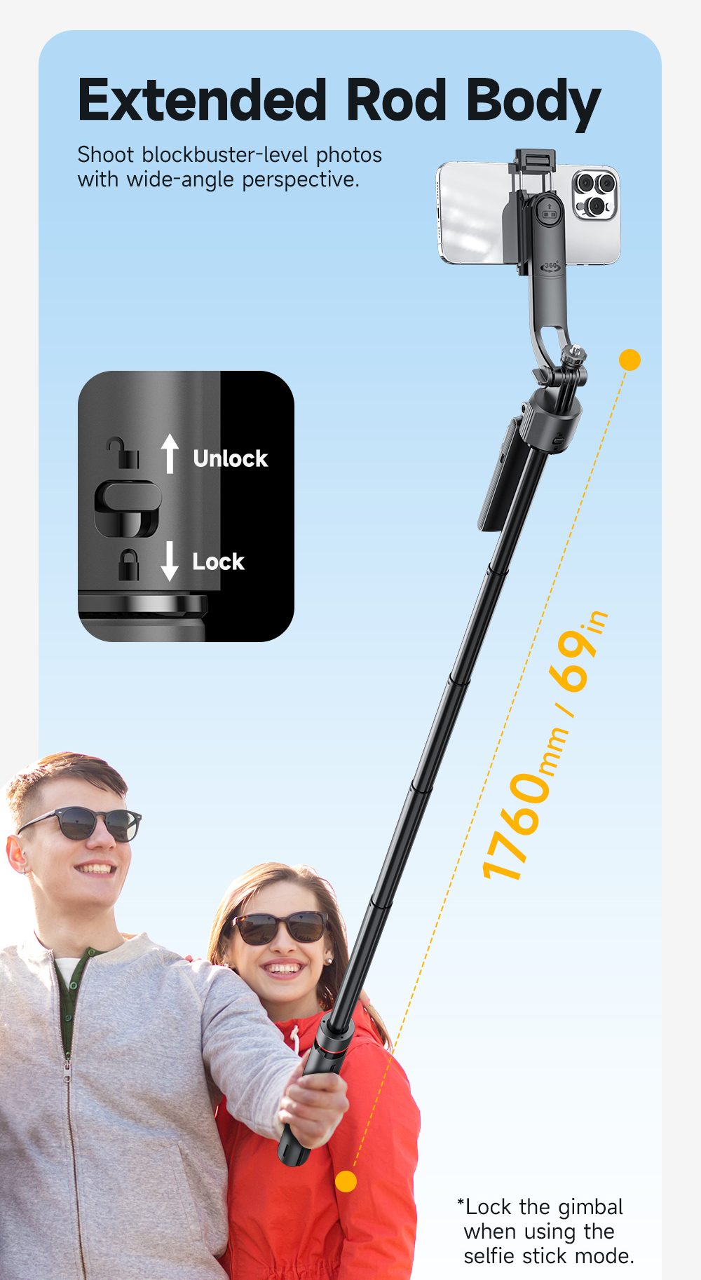 Auto Open 3-Legs Stand with 360° Rotation Gimbal - Image 12