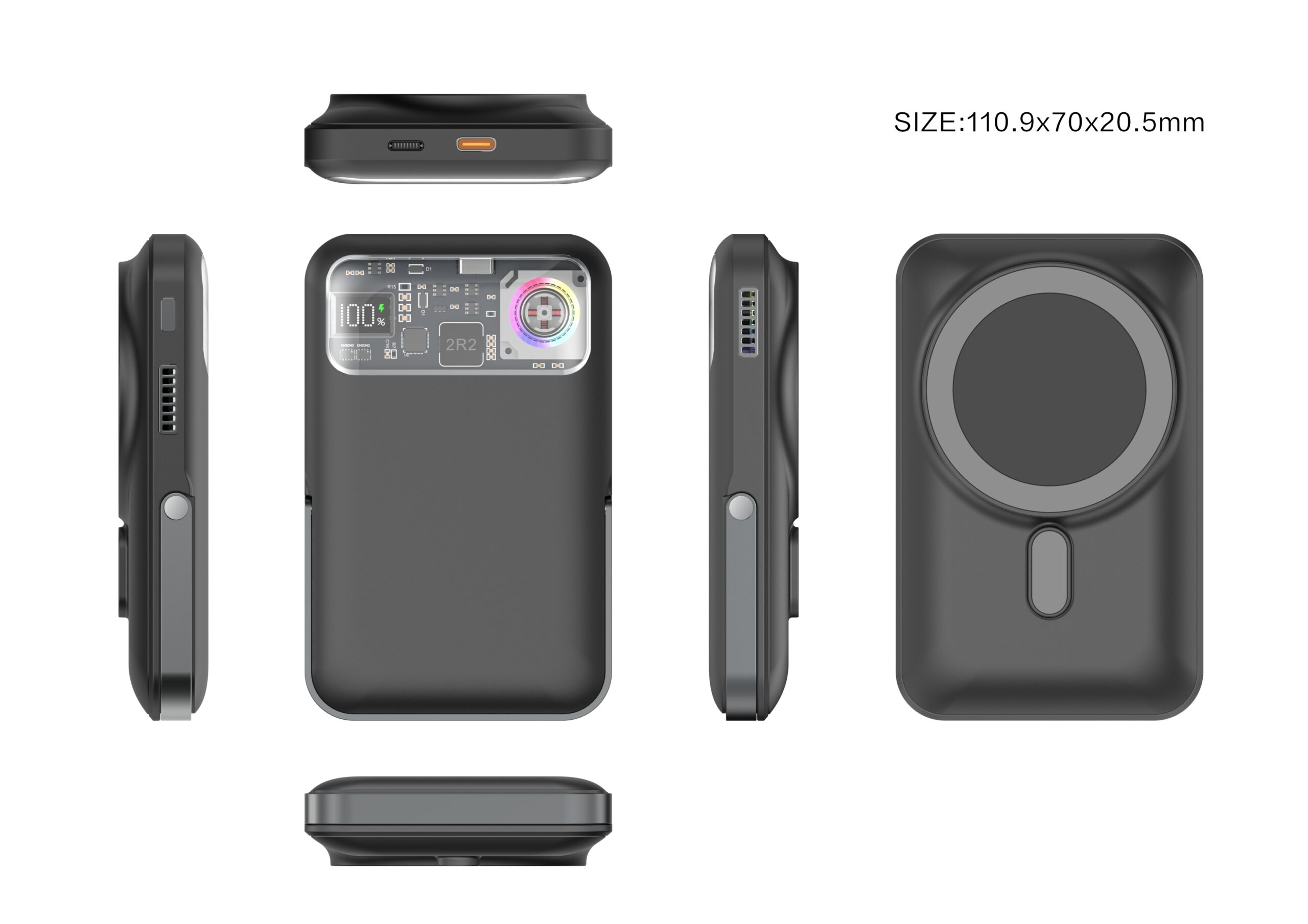 Magnetic Wireless Power Bank 10000-20000mAh